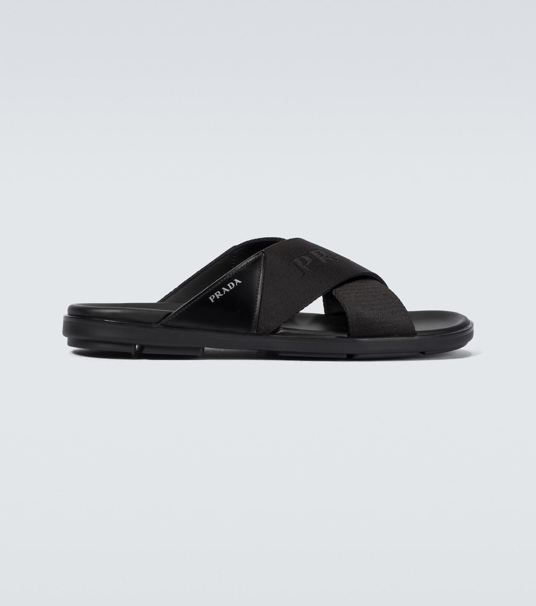 Criss-cross logo slides | Prada