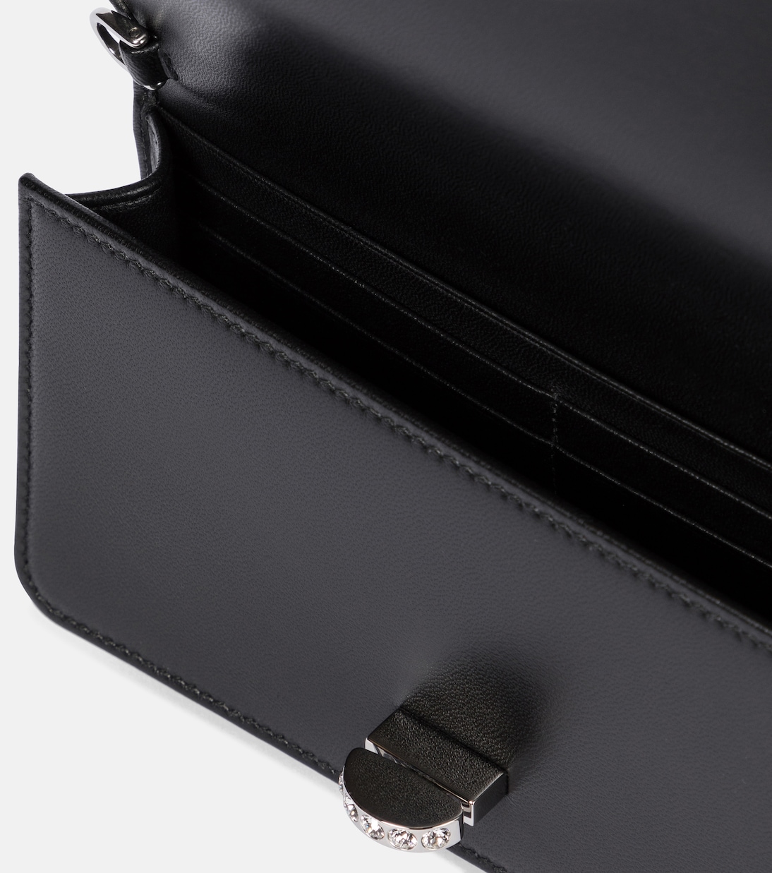 Pochette en cuir matelassé à ornements | Miu Miu