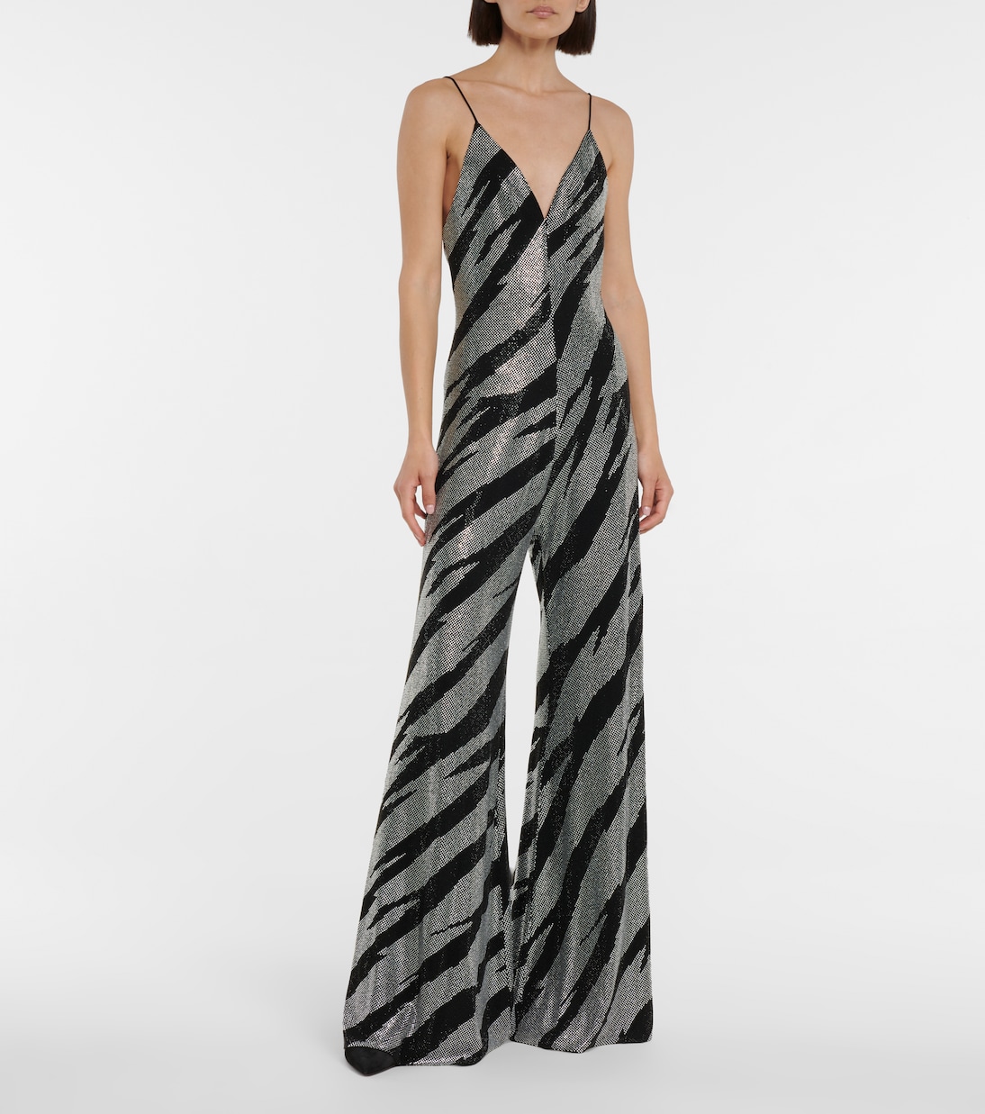 Mono de pierna ancha adornado | Alexandre Vauthier
