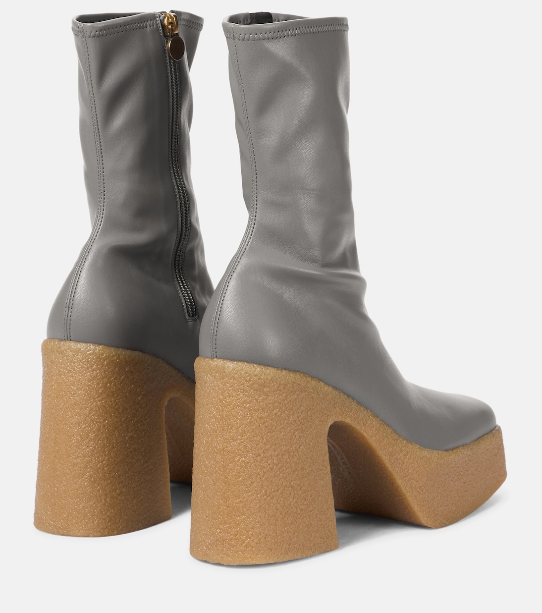 Faux leather platform ankle boots | Stella McCartney