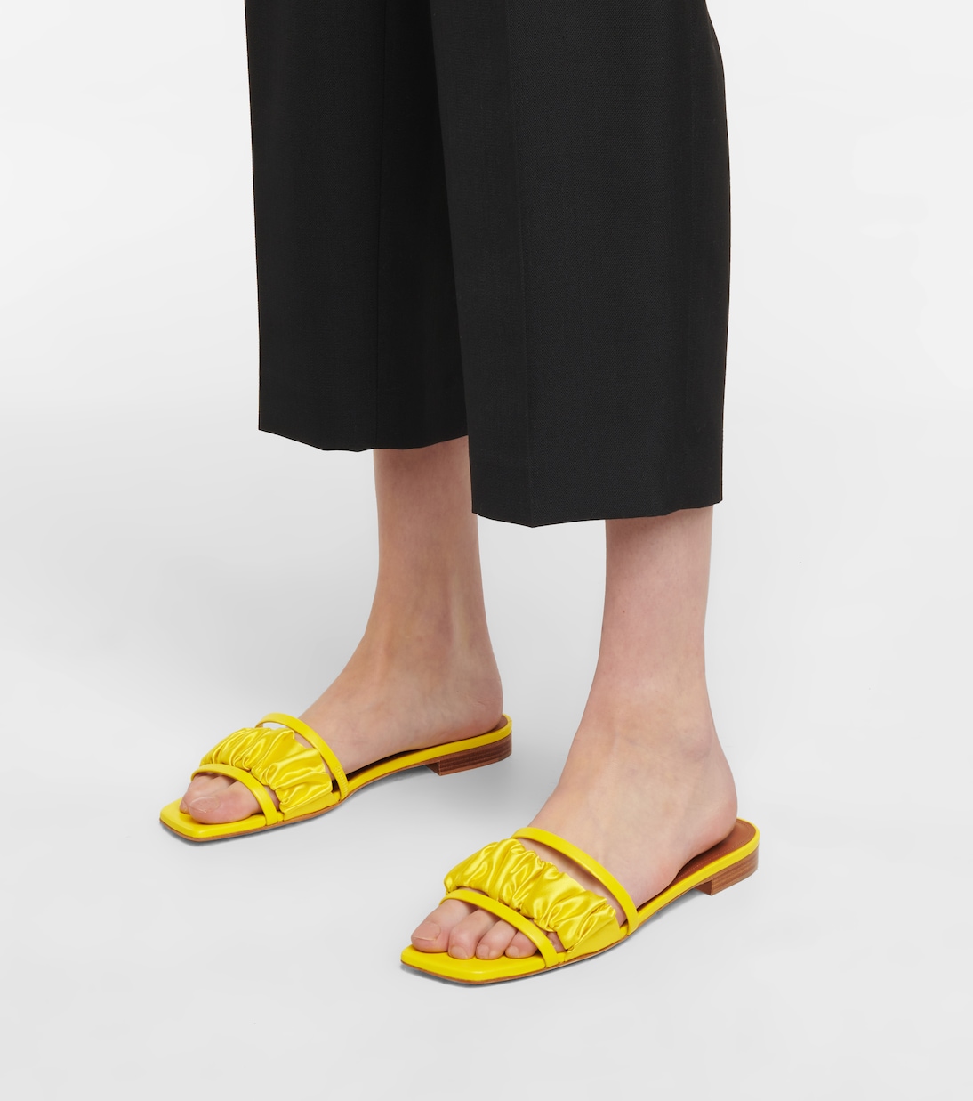 Sandali Demi in pelle e raso | Malone Souliers