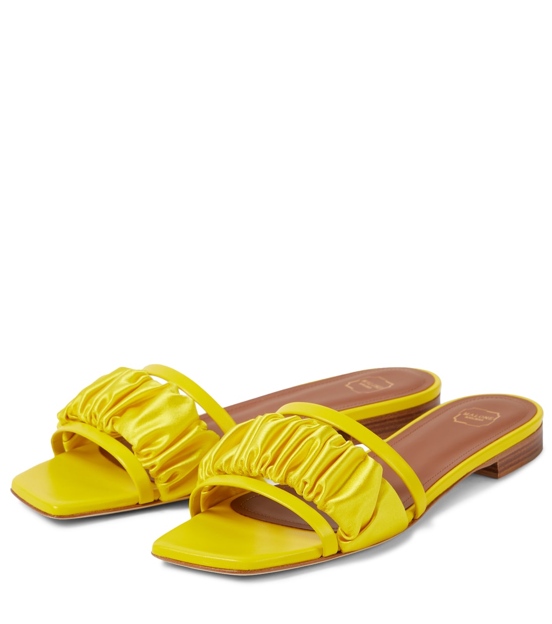 Sandali Demi in pelle e raso | Malone Souliers