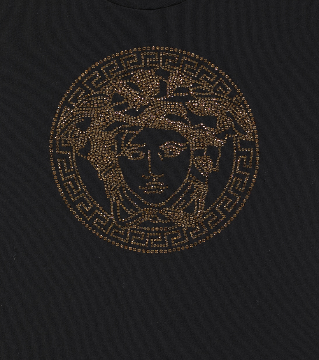 Camiseta Medusa de algodón con cristales | Versace Kids