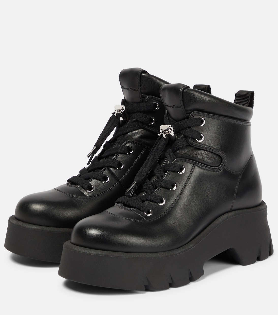 Vancouver leather hiking boots | Gianvito Rossi