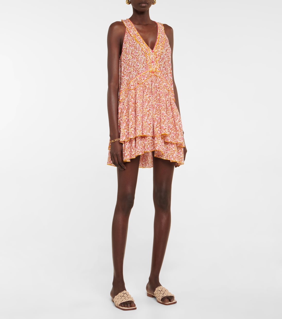 Mae floral minidress | Poupette St Barth