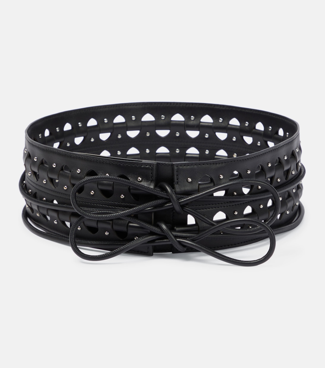 Ceinture en cuir à clous | Alaïa