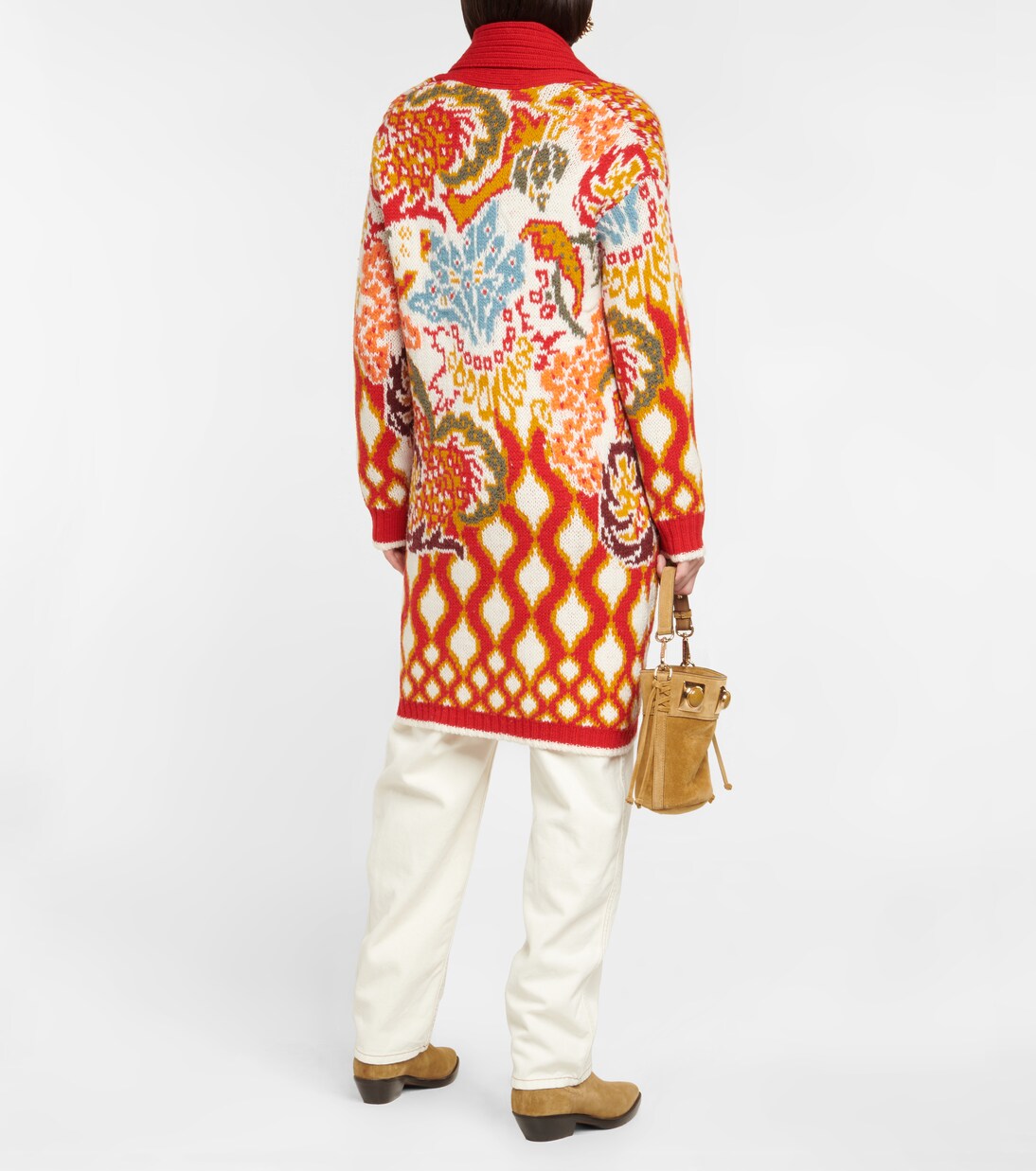 Jacquard wool-blend cardigan | Etro