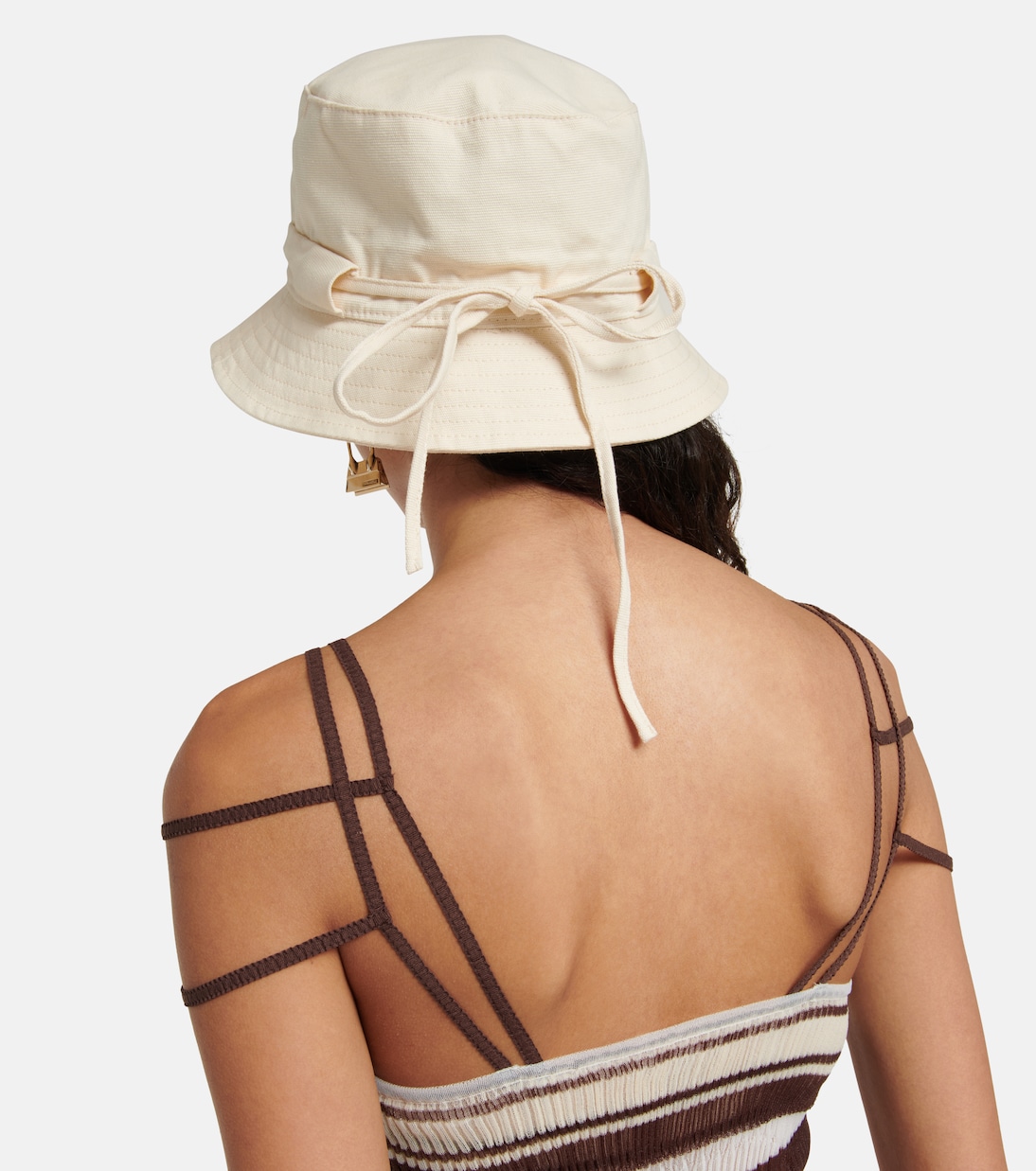 Logo canvas bucket hat | Jacquemus