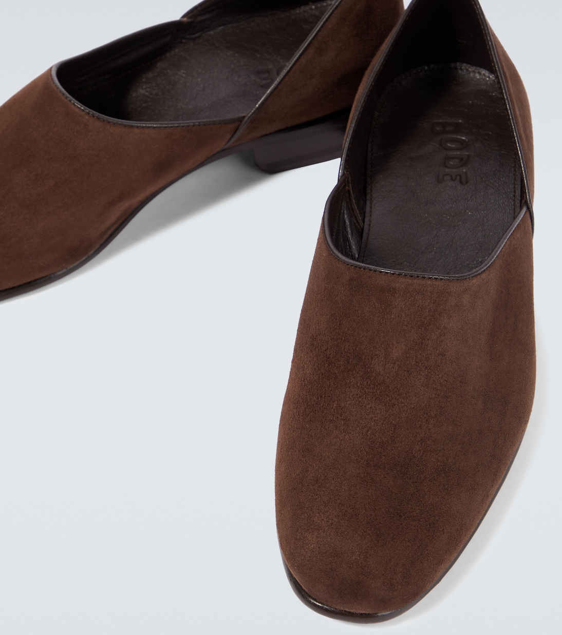 Mocassins House Shoe en daim | Bode