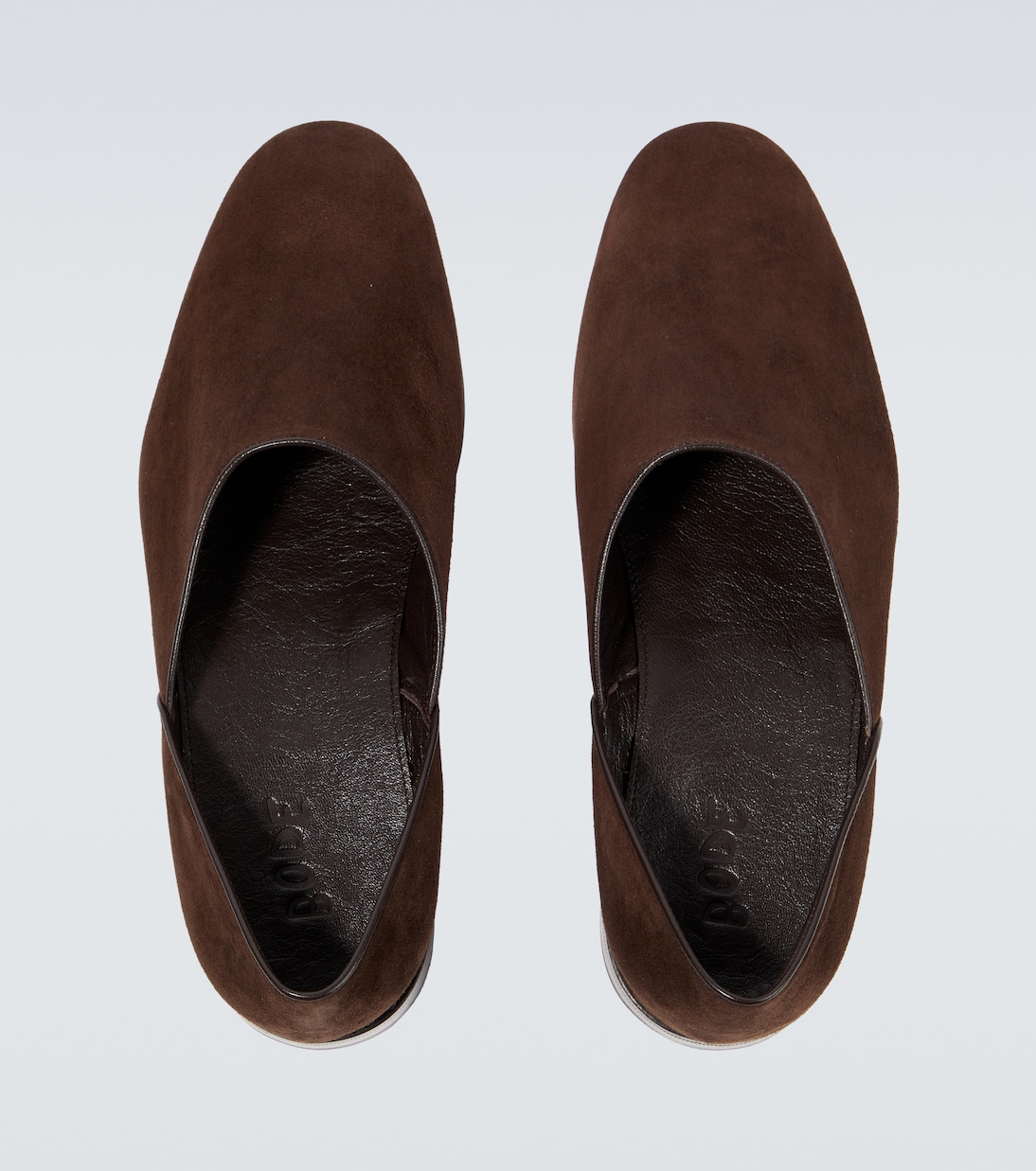 Mocassins House Shoe en daim | Bode