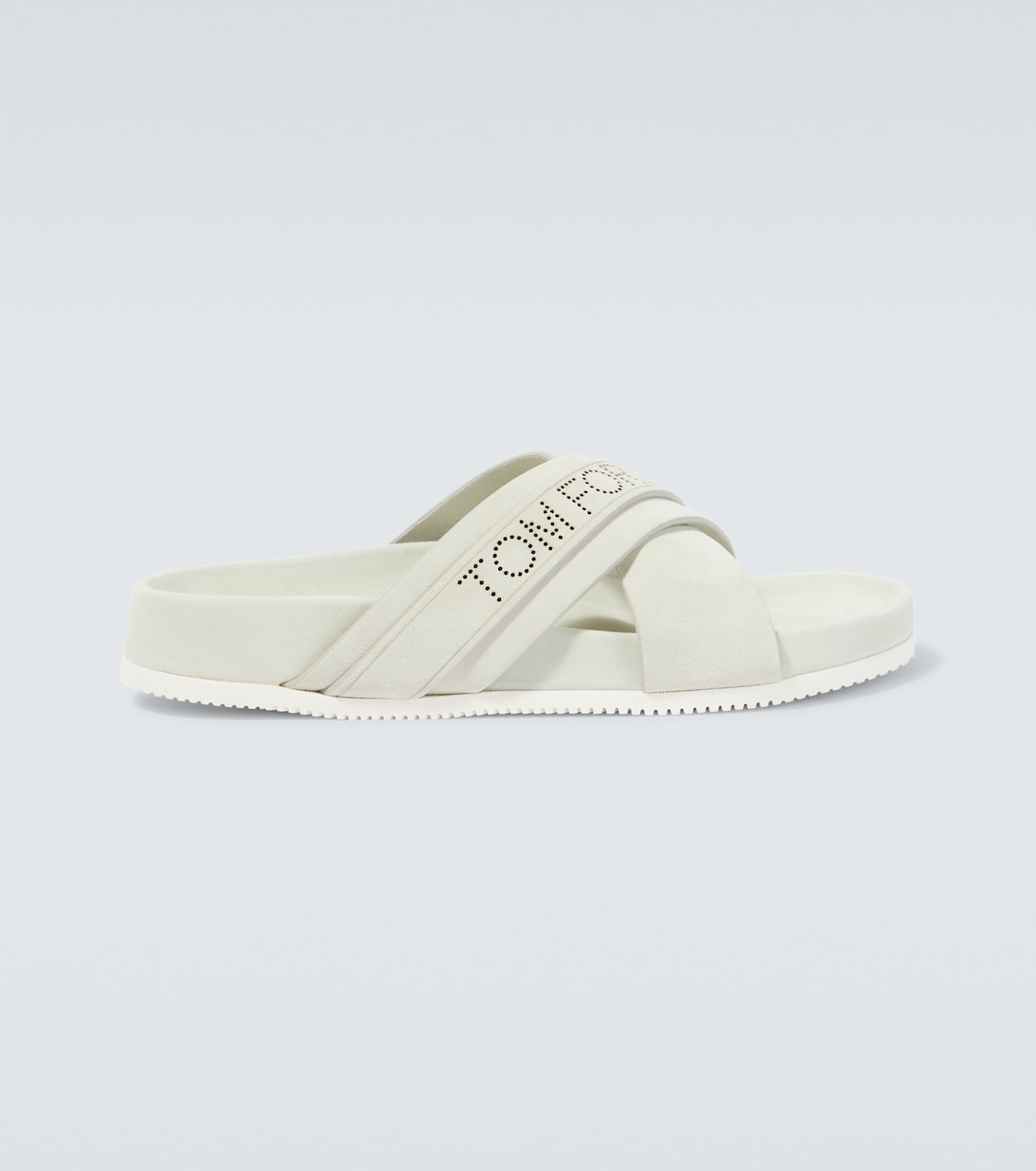 Logo suede slides | Tom Ford