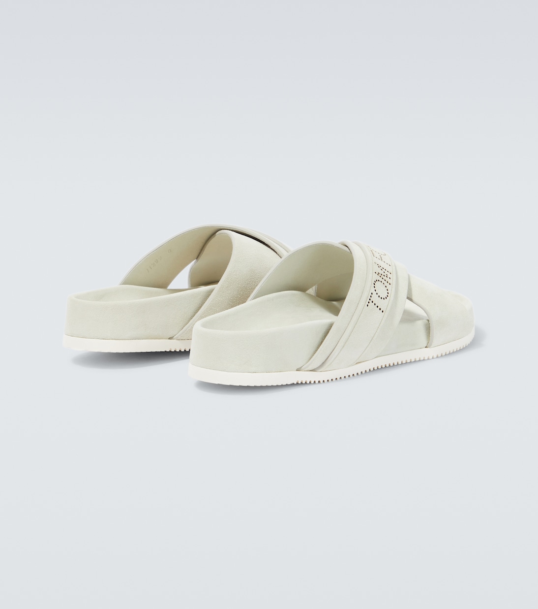 Logo suede slides | Tom Ford