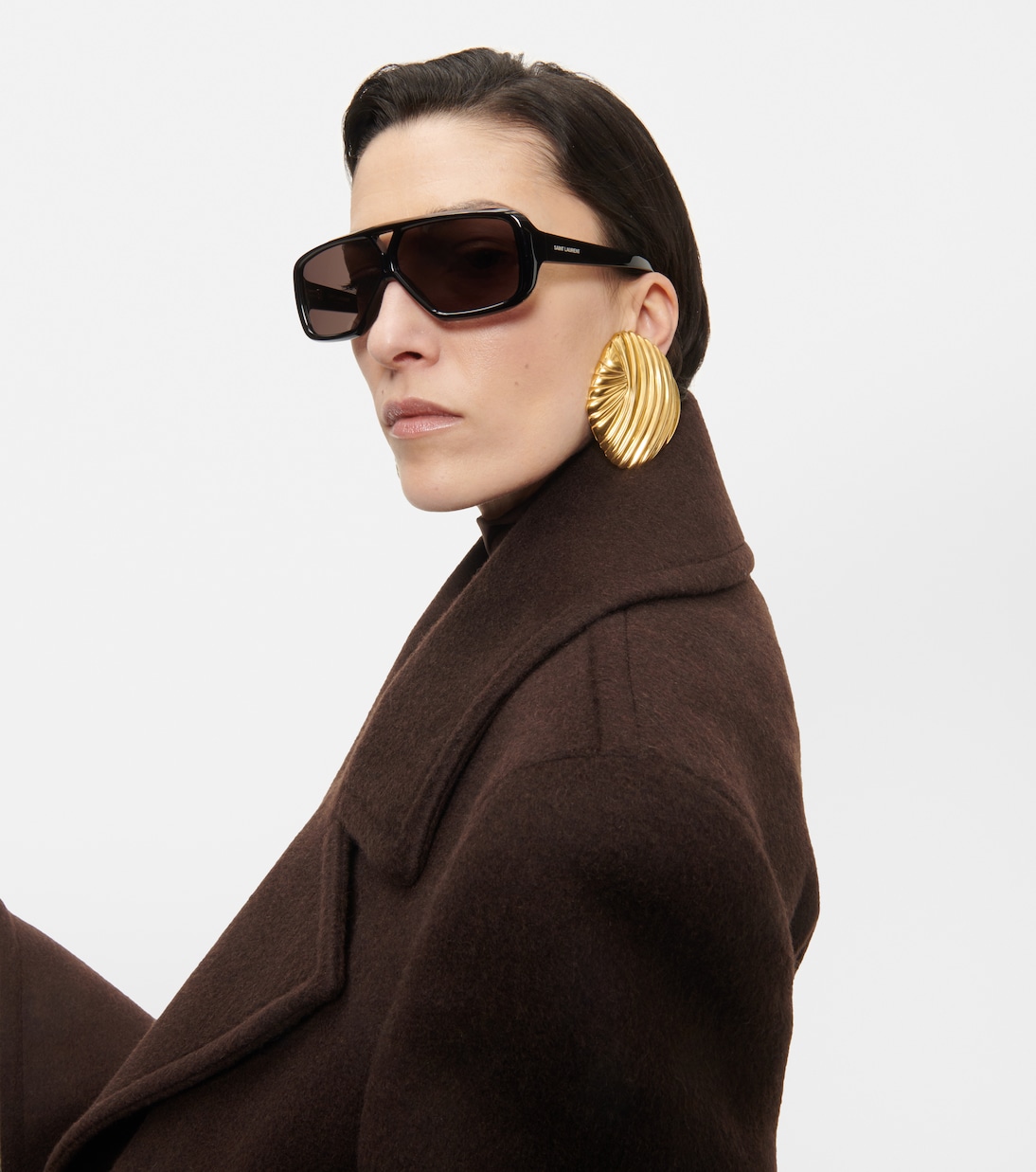 SL 569 Y flat-brow sunglasses | Saint Laurent