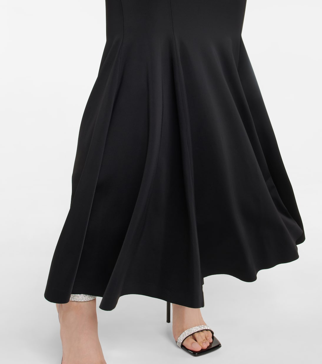 Robe aus Jersey mit Mesh | Norma Kamali
