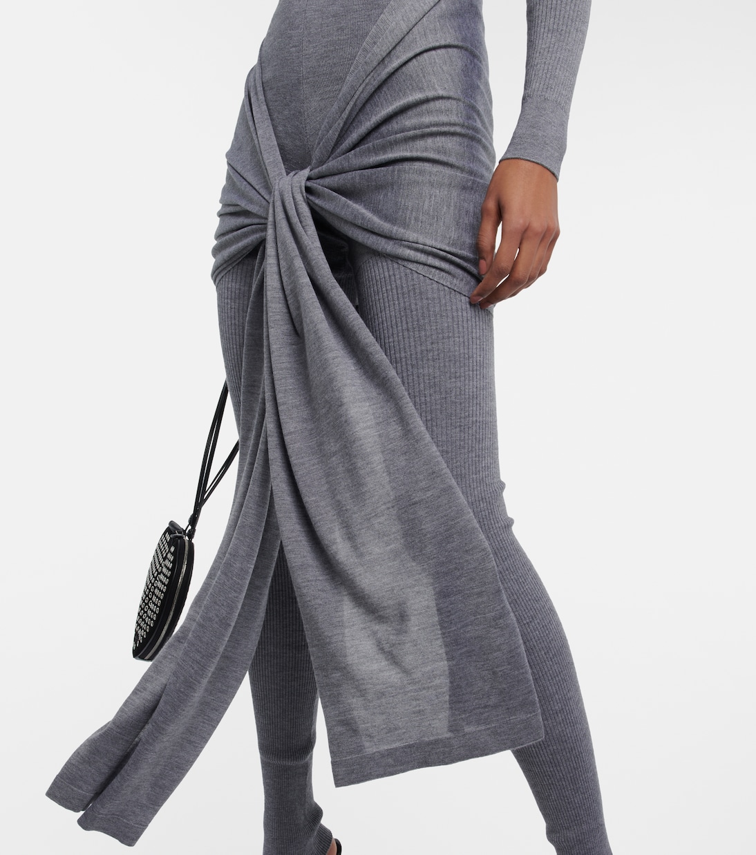 Jersey de cuello alto en cachemir y seda | Alaïa