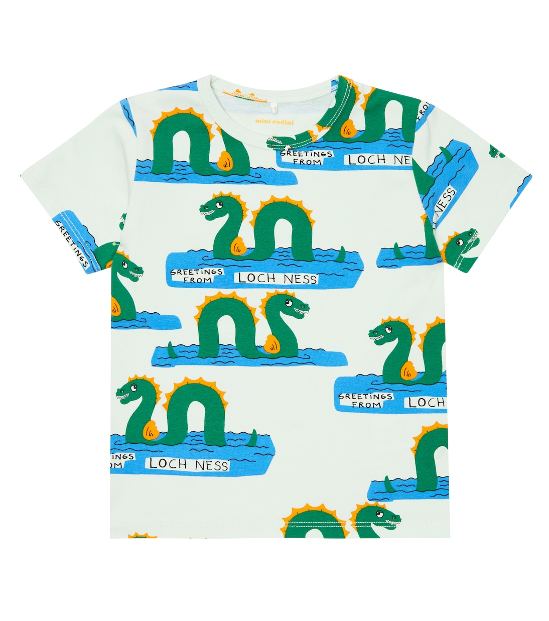 Printed cotton-blend T-shirt | Mini Rodini