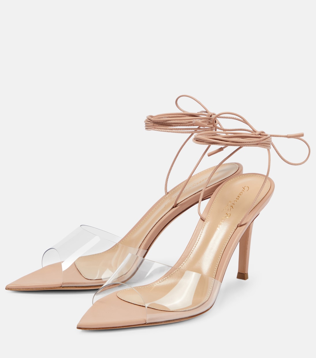 Skye 85 PVC and leather sandals | Gianvito Rossi