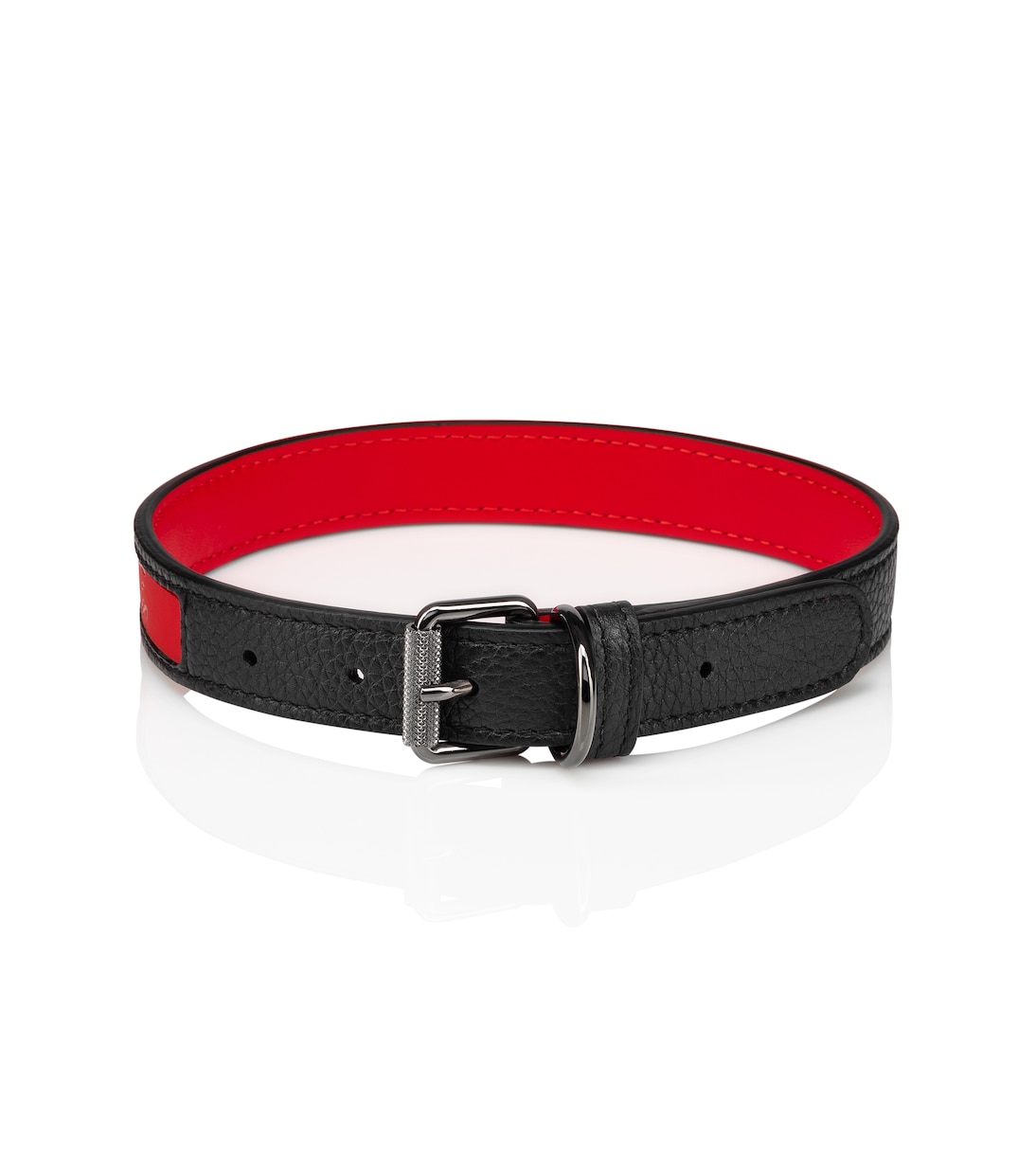 Loubicollar M leather dog collar | Christian Louboutin