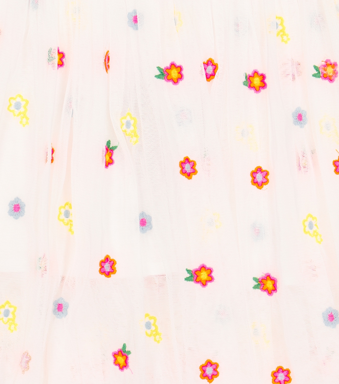 Jupe brodée en tulle à fleurs | Stella McCartney Kids