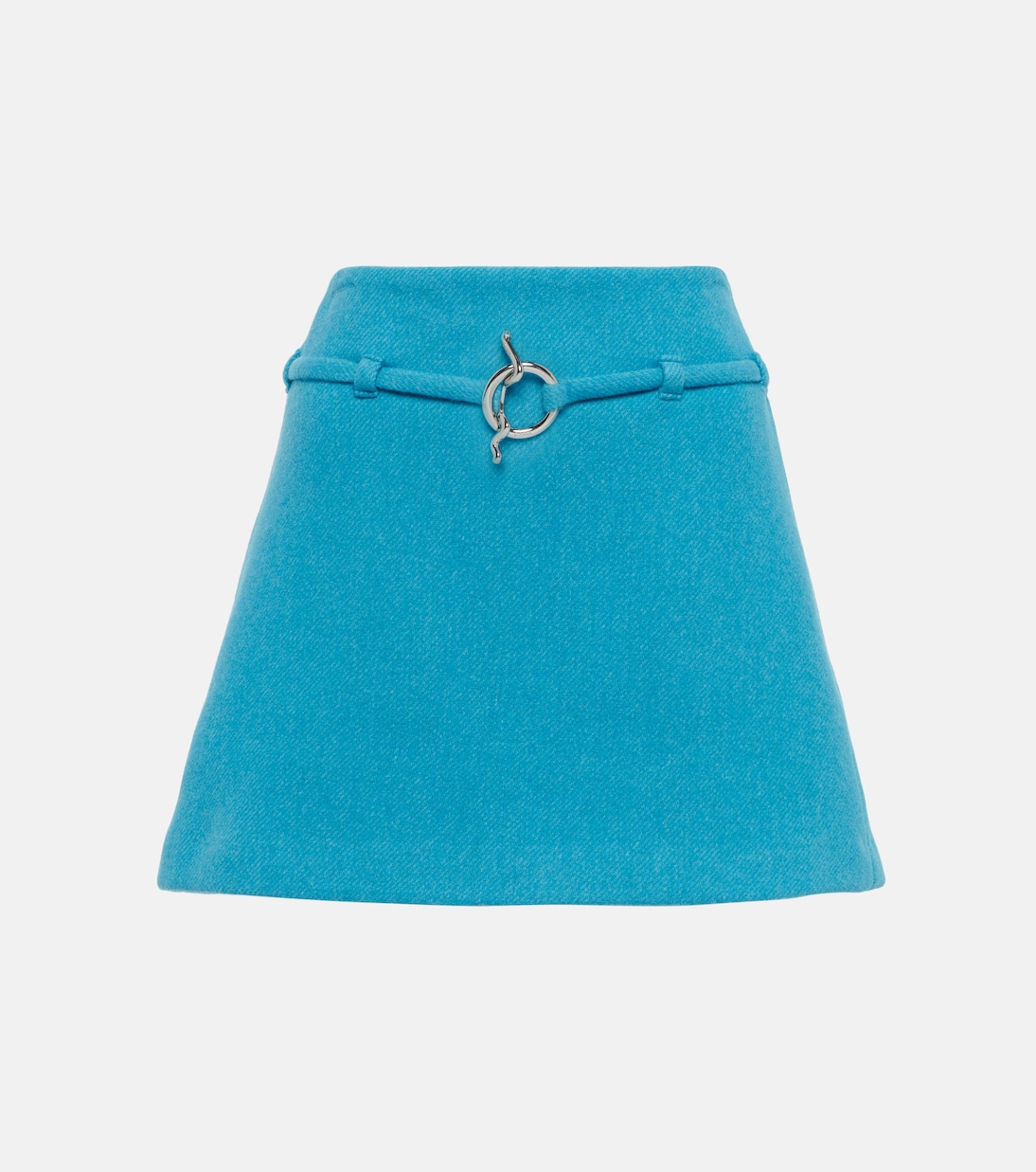 Wool-blend miniskirt | Ganni