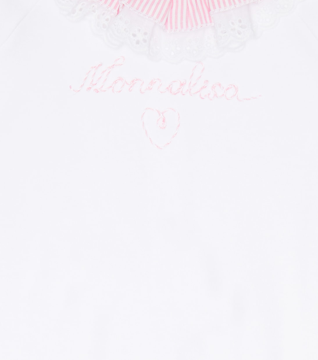 Baby - Tutina in cotone con volant | Monnalisa