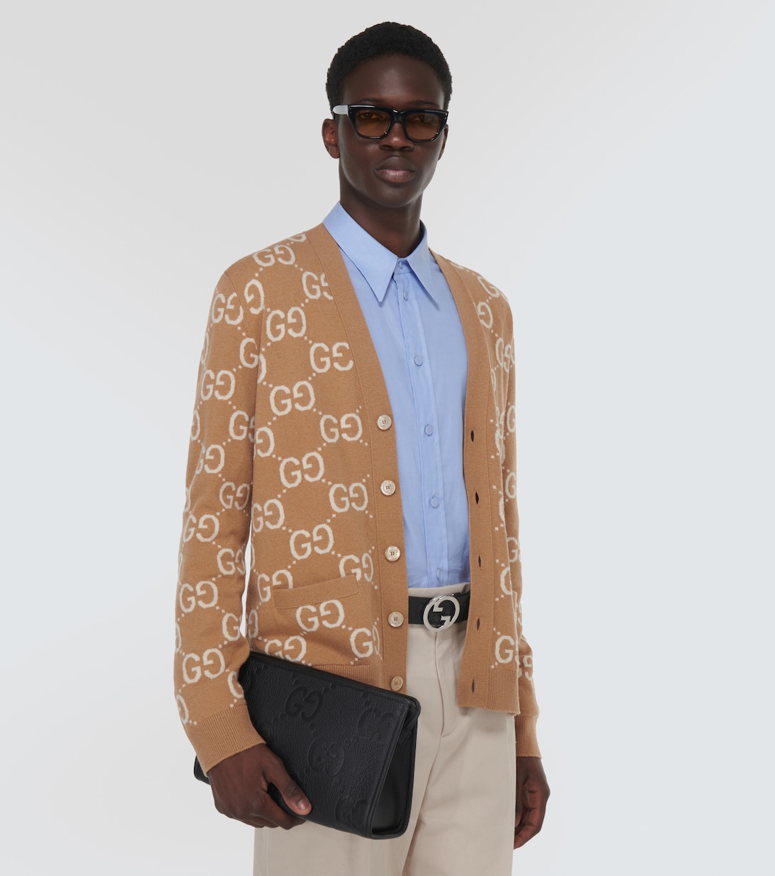Kosmetiketui Jumbo GG aus Leder | Gucci