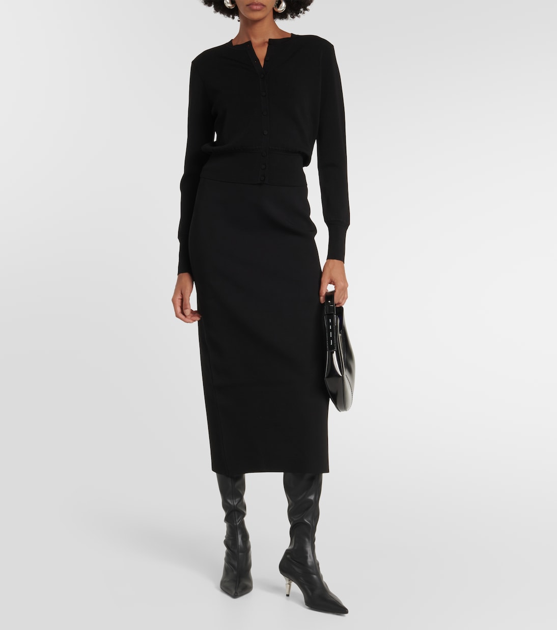 Spike leather over-the-knee boots | Proenza Schouler