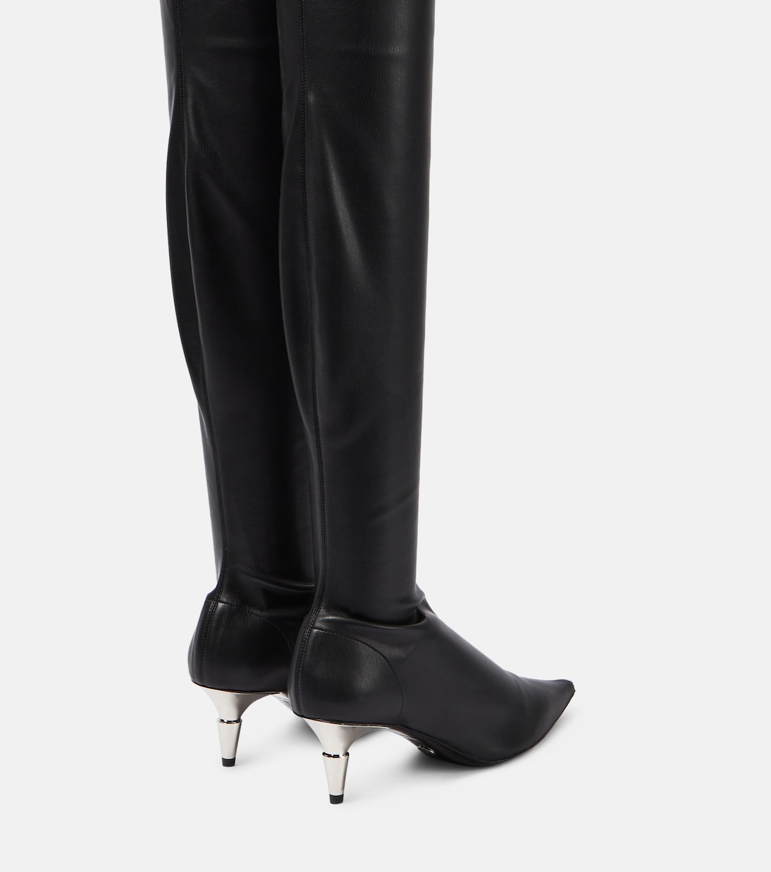 Spike leather over-the-knee boots | Proenza Schouler
