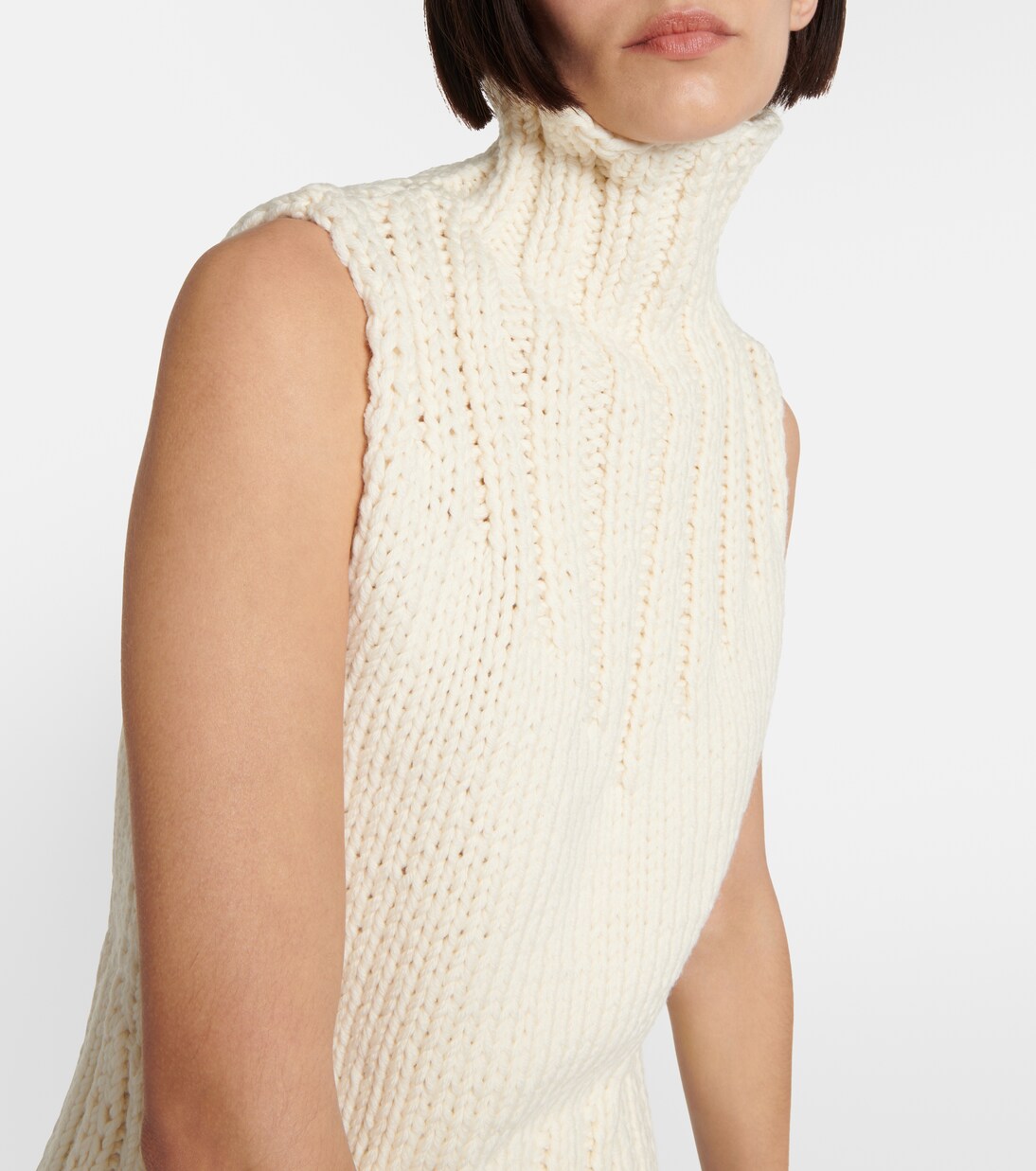 Turtleneck wool top | Toteme