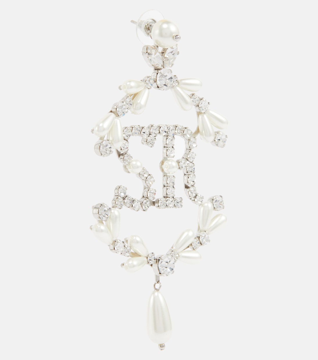 Perlenohrringe mit Kristallen | Simone Rocha
