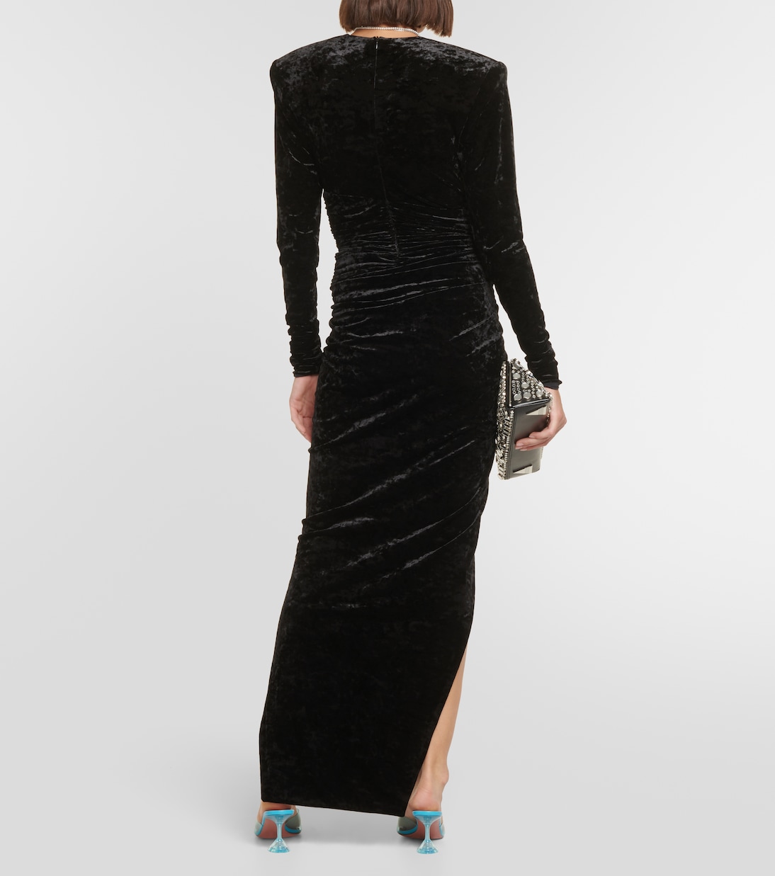 Velvet gown | Alexandre Vauthier