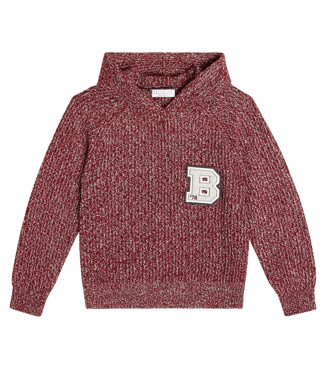 Wool, cashmere, and silk hoodie | Brunello Cucinelli Kids