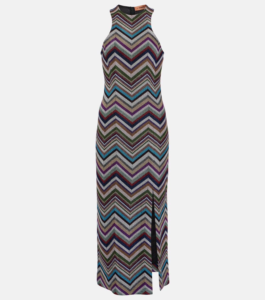 Zig Zag wool-blend midi dress | Missoni