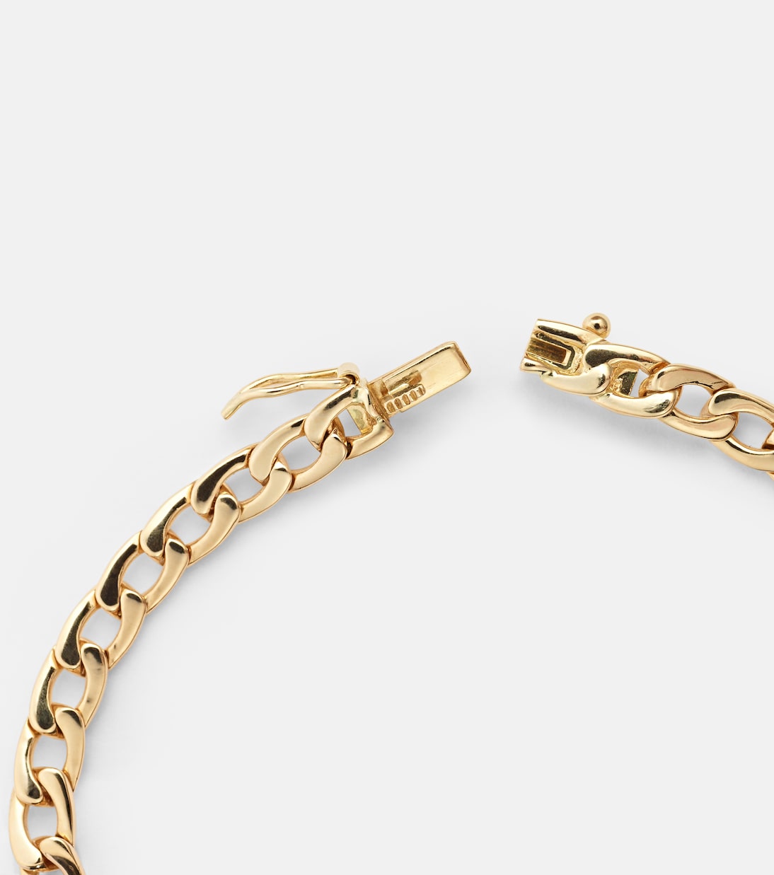18kt gold chain bracelet with diamond | Anita Ko