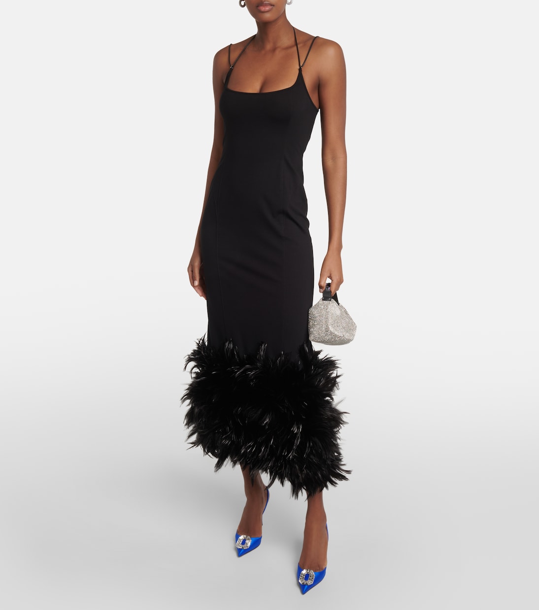 Pumps slingback Camelia in raso di seta | Amina Muaddi