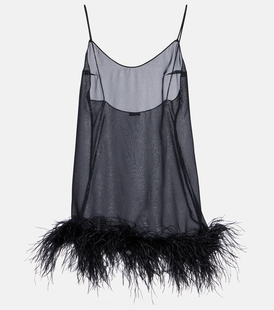 Feather-trimmed minidress | Oséree