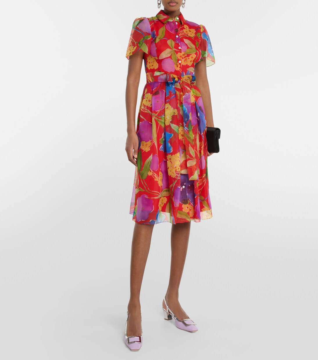 Carolina Herrera Silk Dress