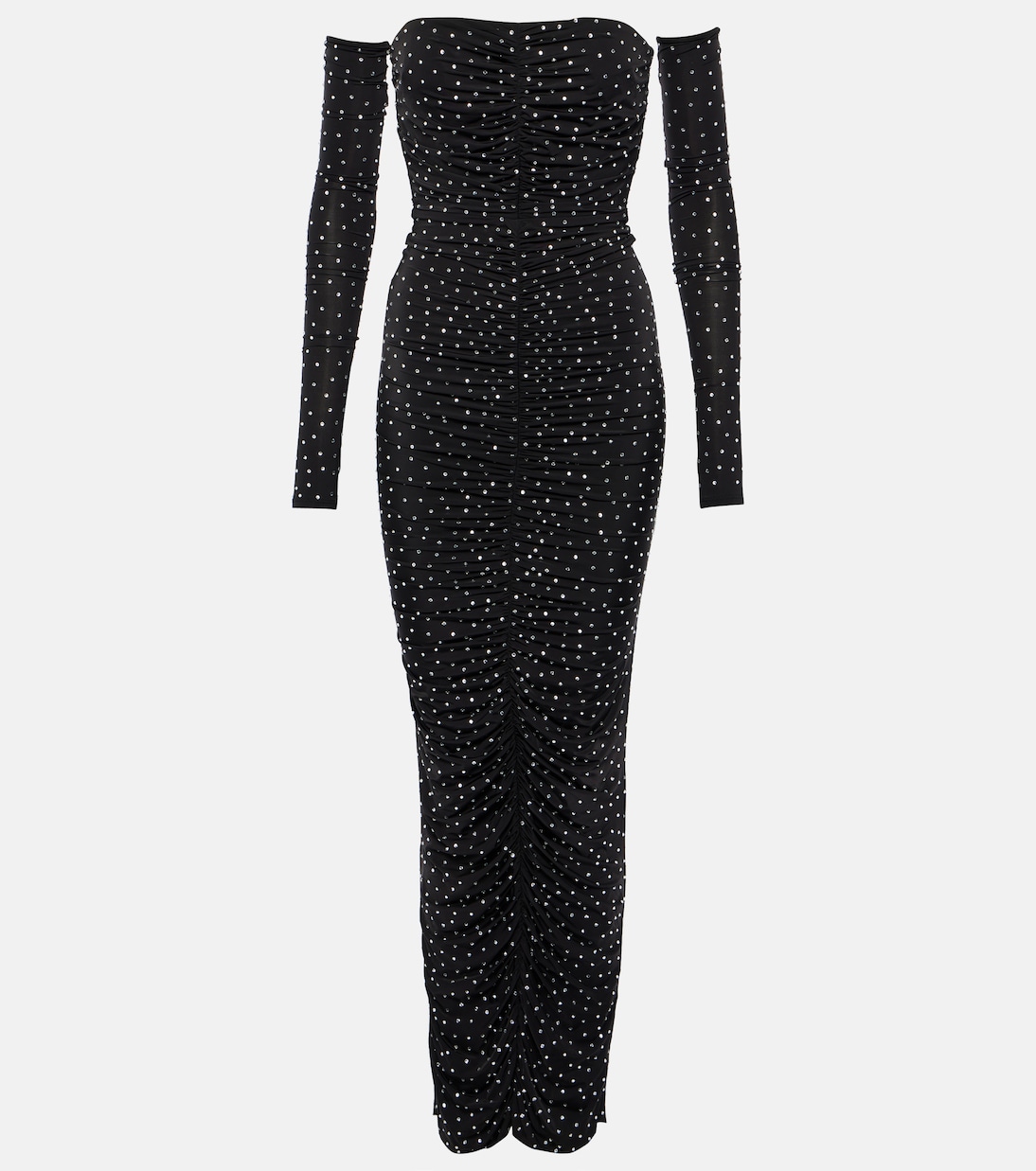 Embellished strapless jersey maxi dress | Alex Perry