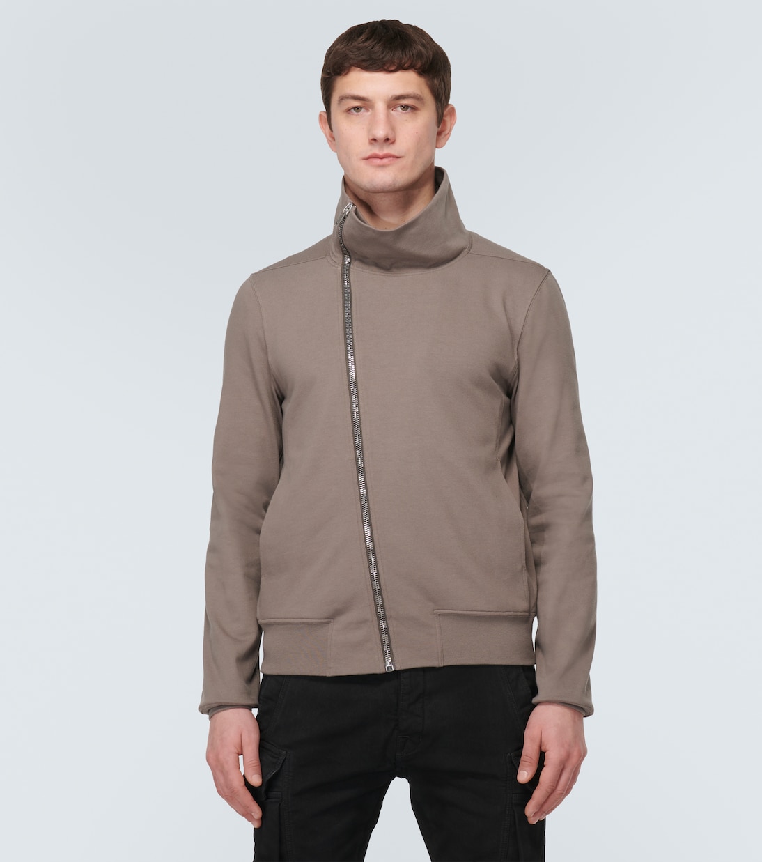 Chaqueta de algodón Bauhaus con cremallera | Rick Owens
