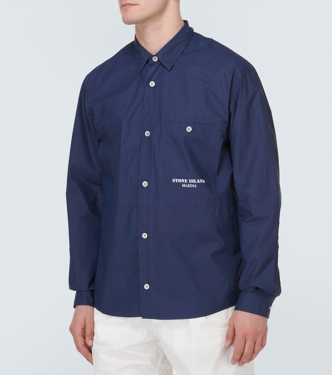 Hemdjacke Marina aus Baumwolle | Stone Island