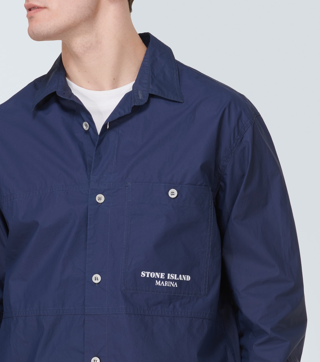 Hemdjacke Marina aus Baumwolle | Stone Island
