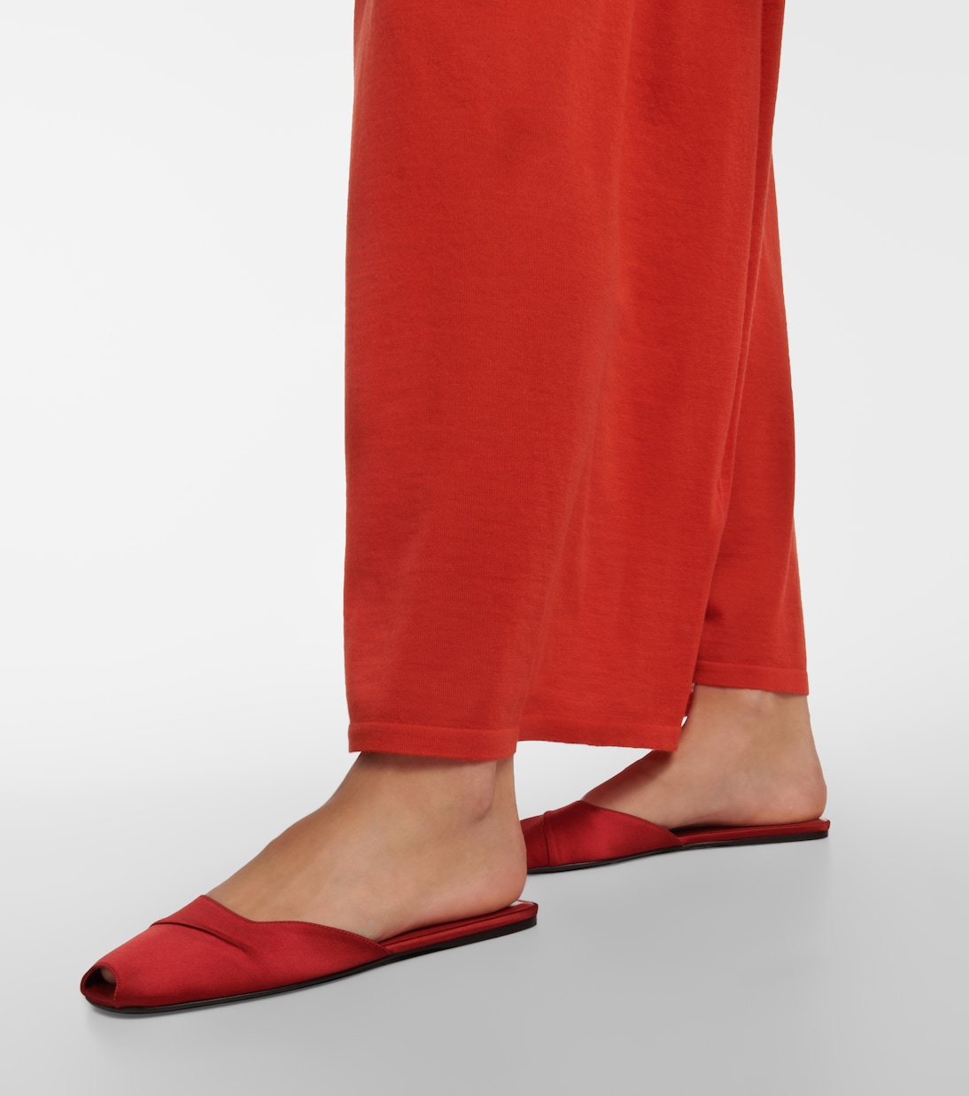 Milla satin flats | The Row