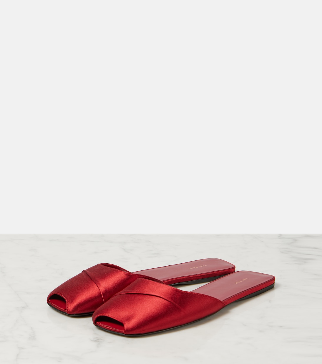 Milla satin flats | The Row