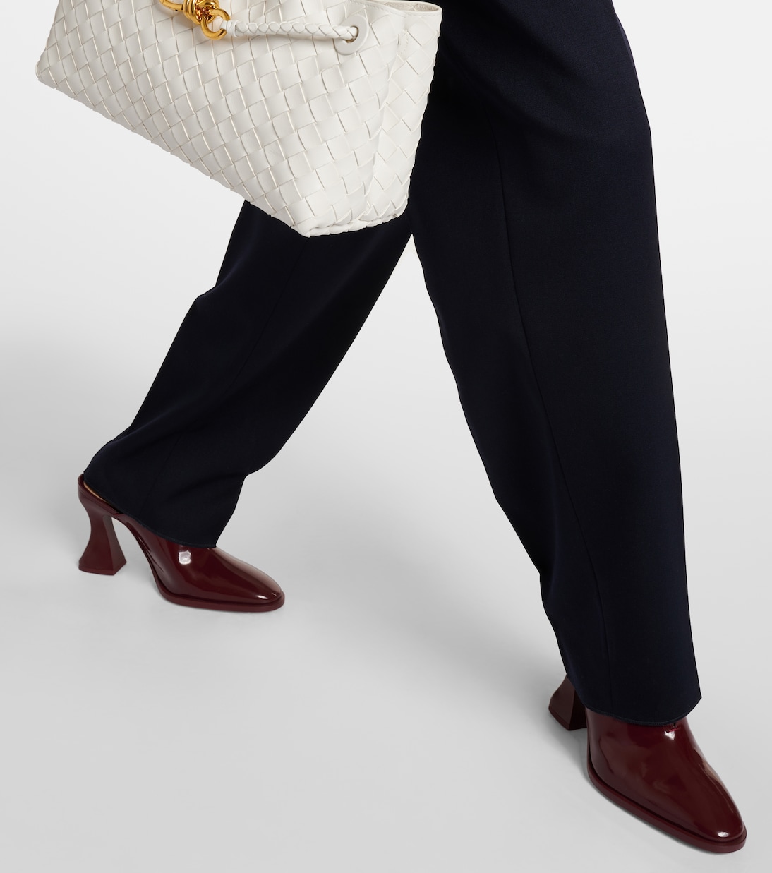 Cha-Cha leather mules | Bottega Veneta