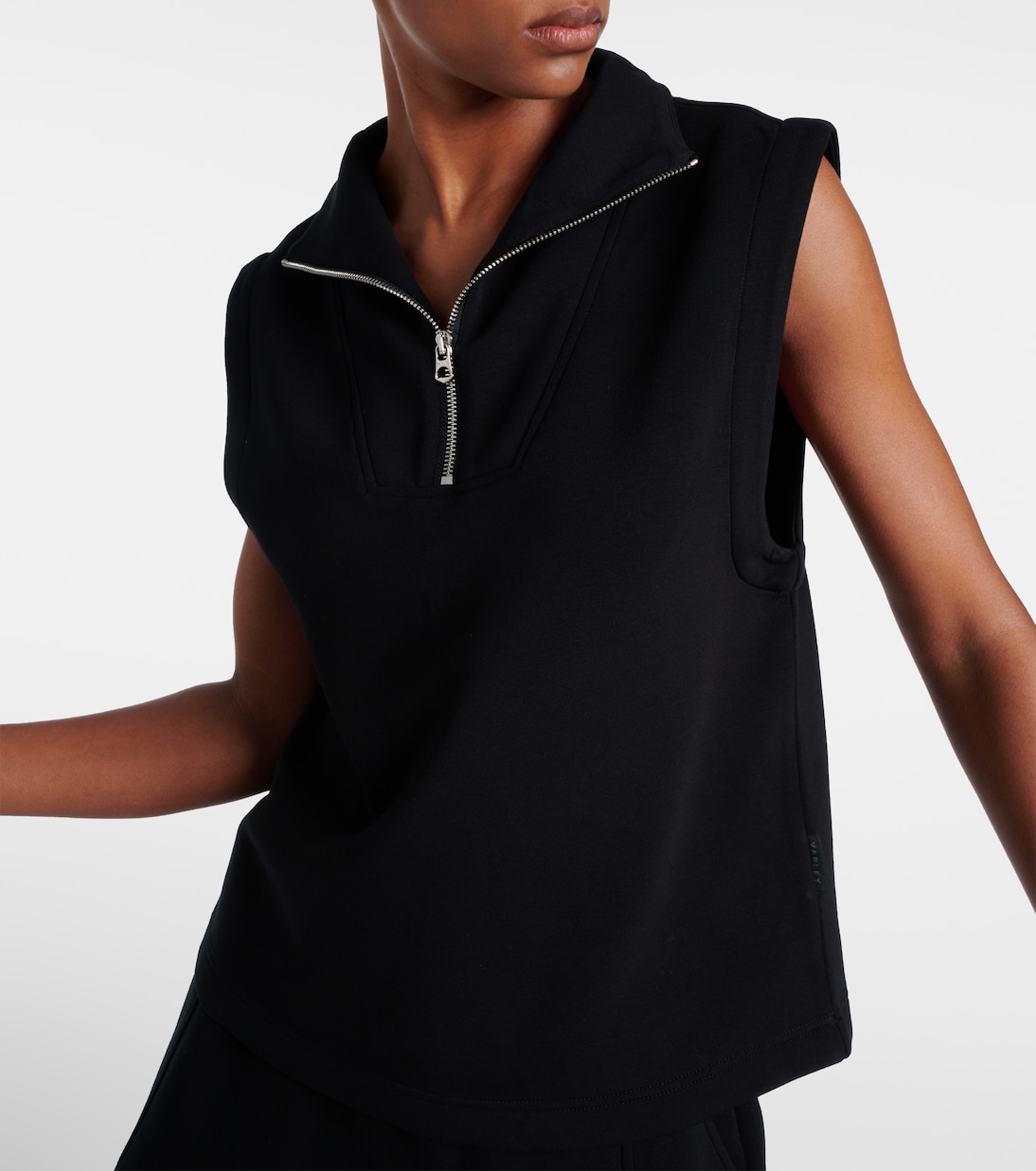 Magnolia half-zip jersey tank top | Varley
