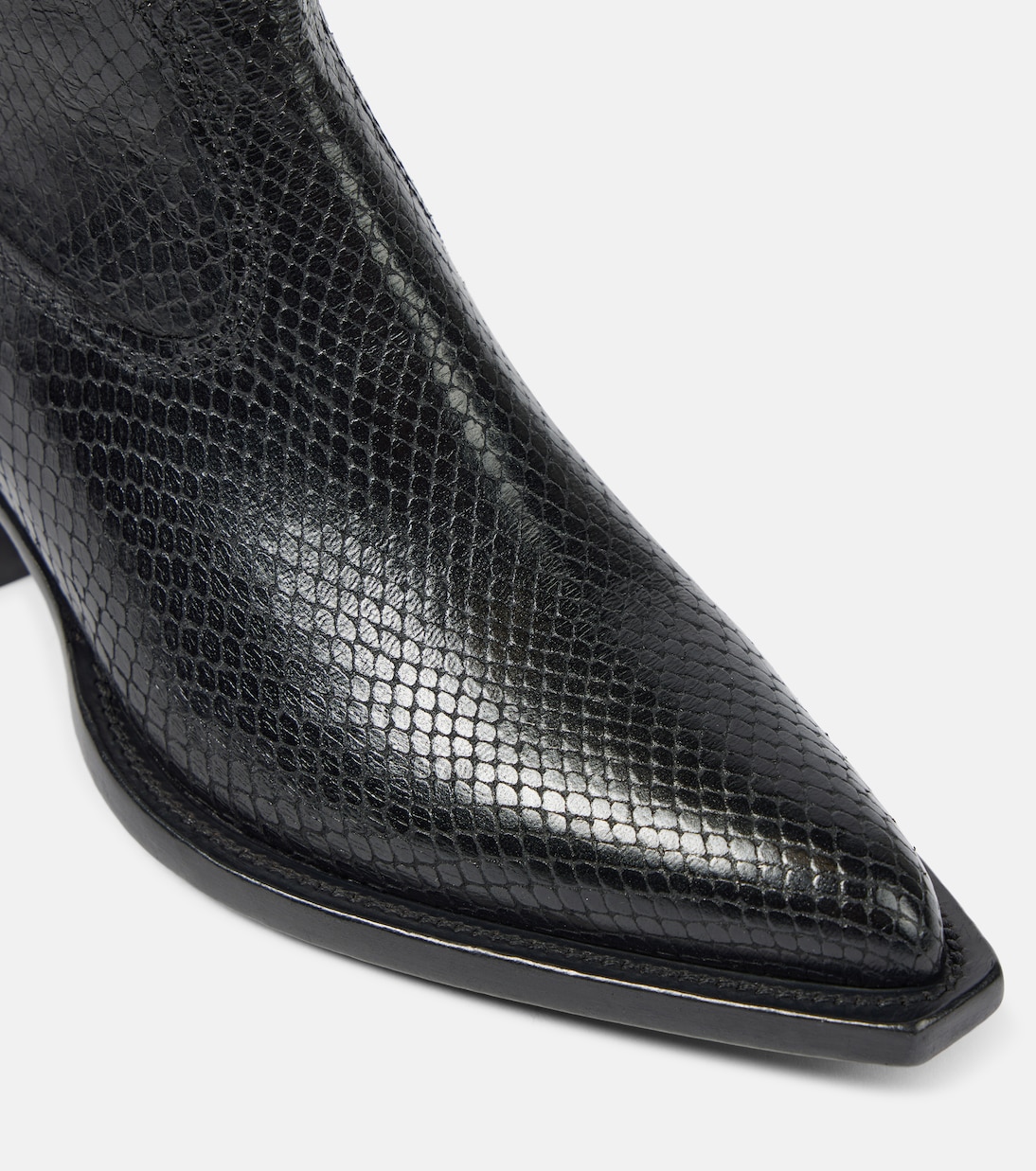Debbie snake-effect leather ankle boots | Golden Goose