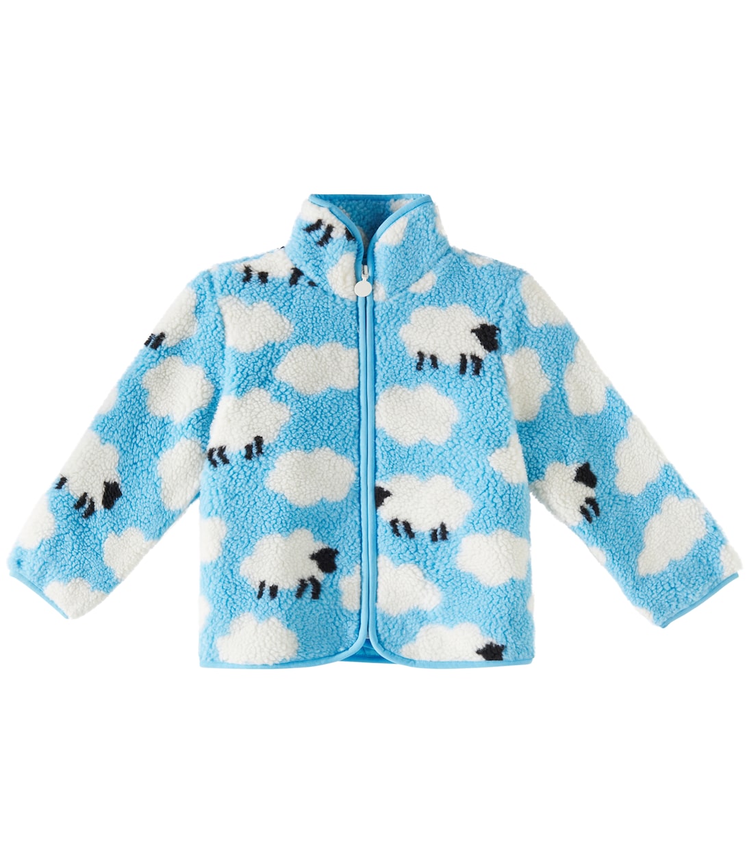 Giacca in teddy con intarsio | Stella McCartney Kids