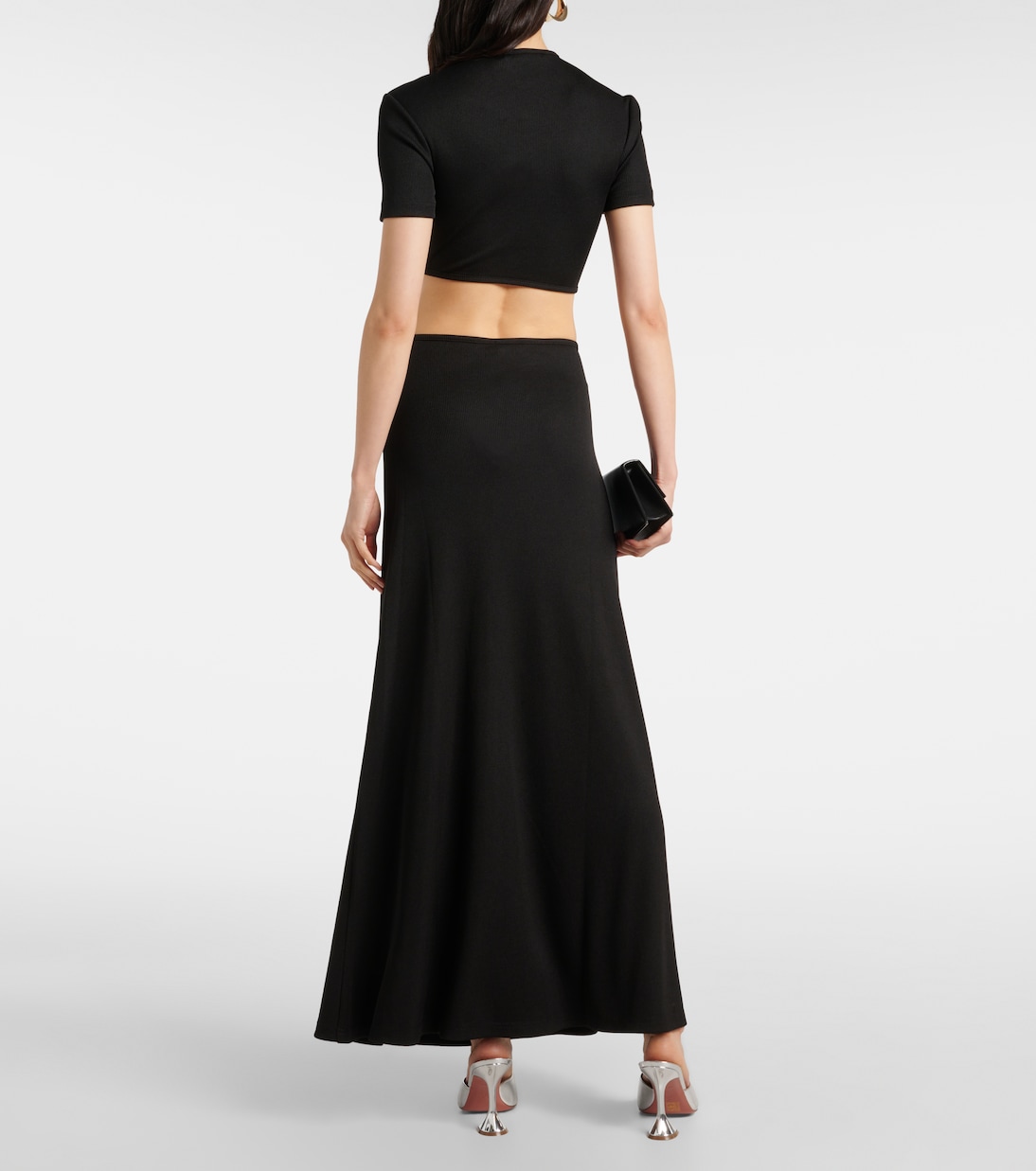 Moodstone ruched maxi skirt | Christopher Esber