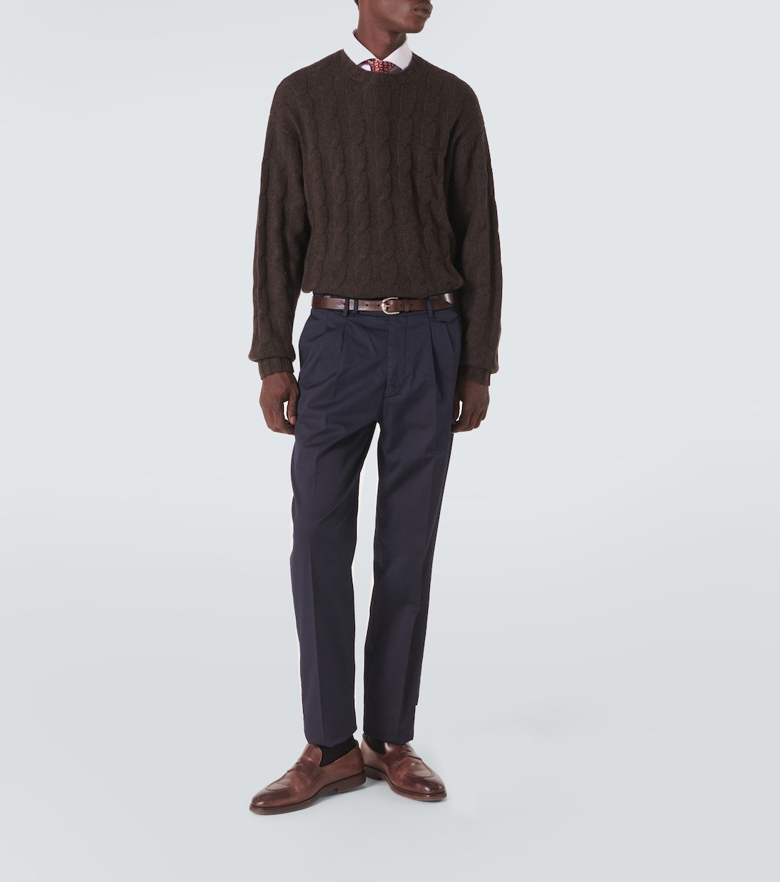 Pullover in cashmere a trecce | Le Kasha