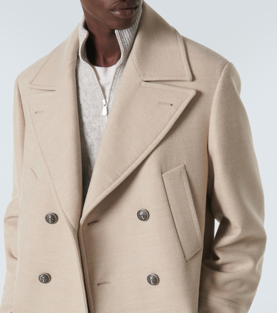 Mantel aus Wolle | Brunello Cucinelli